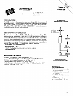 GMP-5B Datasheet PDF Microsemi Corporation
