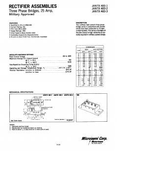 483-3 Datasheet PDF Microsemi Corporation