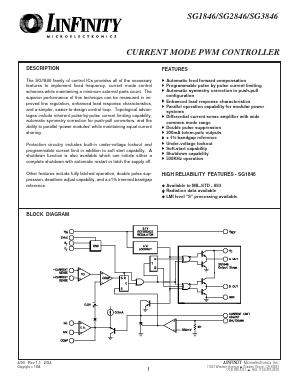 SG1846L/883B Datasheet PDF Microsemi Corporation
