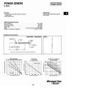 UZ5136 Datasheet PDF Microsemi Corporation
