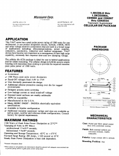 CD6288A Datasheet PDF Microsemi Corporation