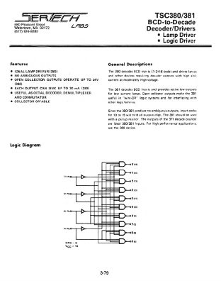 TC381AL/CL Datasheet PDF Microsemi Corporation