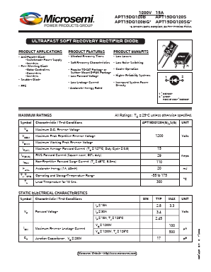 APT15DQ120B Datasheet PDF Microsemi Corporation
