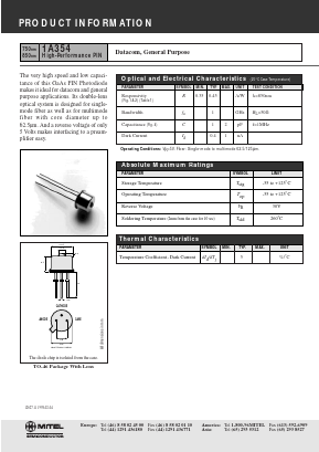 1A354 Datasheet PDF Mitel Networks