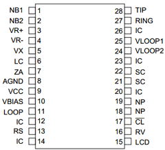 MH88437-P Datasheet PDF Mitel Networks