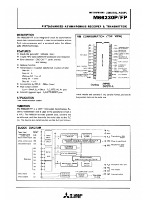 M66230P Datasheet PDF MITSUBISHI ELECTRIC 