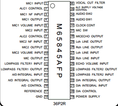 M65845FP Datasheet PDF MITSUBISHI ELECTRIC 