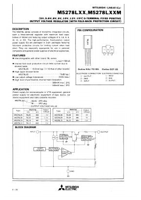 M5278L15 Datasheet PDF MITSUBISHI ELECTRIC 