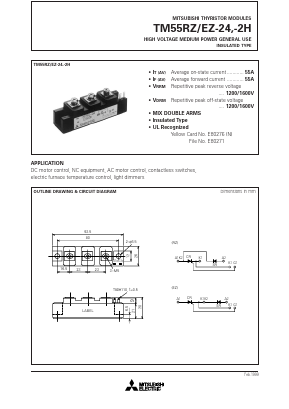 TM55EZ-24 Datasheet PDF MITSUBISHI ELECTRIC 