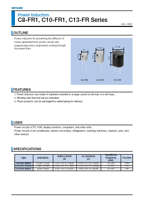 C8-FR1 Datasheet PDF Mitsumi