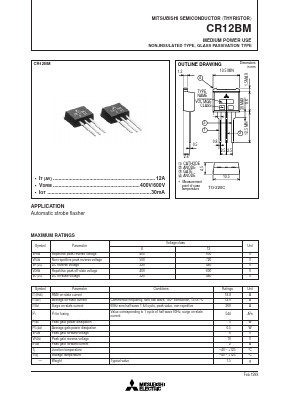 CR12BM Datasheet PDF Mitsumi