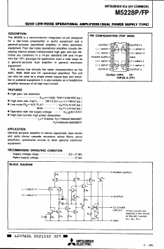 M5228P Datasheet PDF Mitsumi