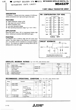 M54537P Datasheet PDF Mitsumi