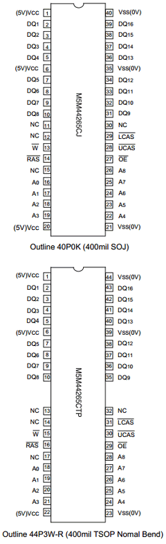 M5M44265CJ Datasheet PDF Mitsumi