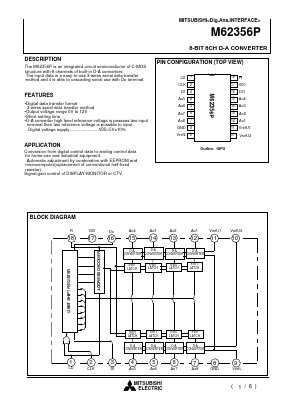 M62356P Datasheet PDF Mitsumi