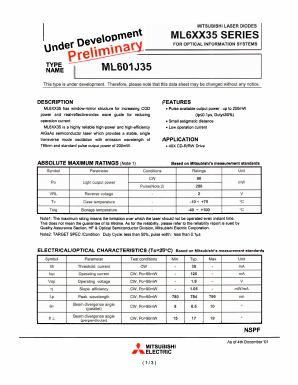 ML6XX35 Datasheet PDF Mitsumi