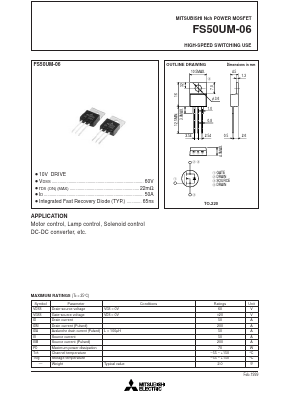 FS50UM-06 Datasheet PDF Mitsumi