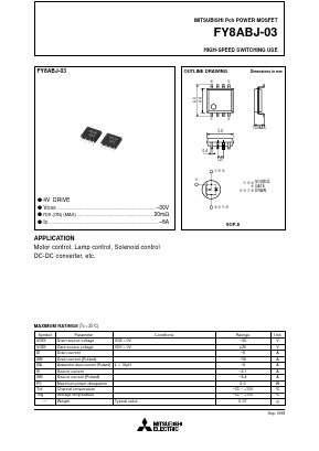 FY8ABJ-03 Datasheet PDF Mitsumi