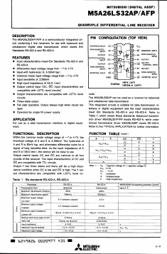 M5A26LS32AFP Datasheet PDF Mitsumi