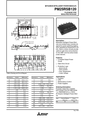 PM25RSB120 Datasheet PDF Mitsumi