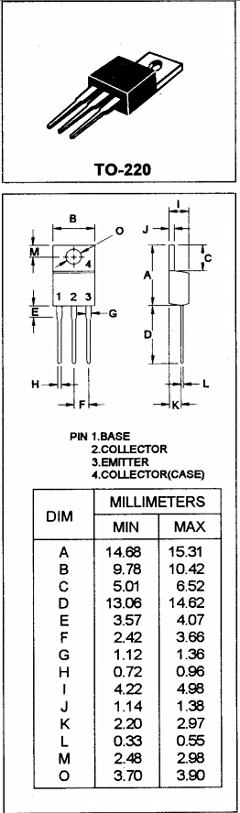 2SB507 Datasheet PDF Mospec Semiconductor