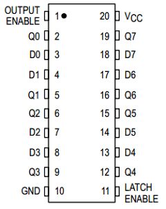 MC54HC533AJ Datasheet PDF Motorola => Freescale