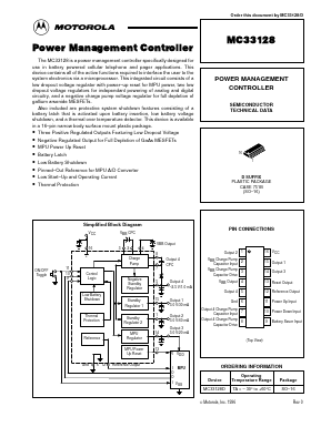 MC33128D Datasheet PDF Motorola => Freescale