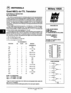 JM38510/06302 Datasheet PDF Motorola => Freescale