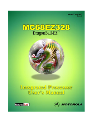 XC68EZ328ZC16V Datasheet PDF Motorola => Freescale