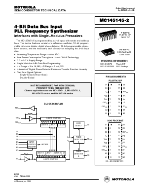 MC145145DW2 Datasheet PDF Motorola => Freescale