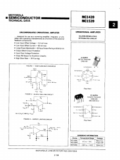 MC1439P1 Datasheet PDF Motorola => Freescale