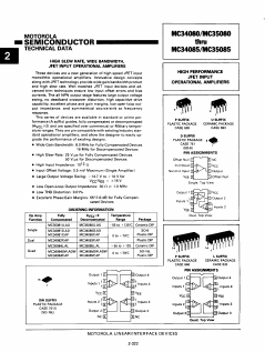MC34080AD Datasheet PDF Motorola => Freescale