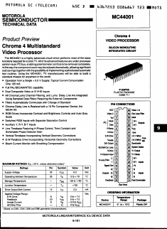MC44001 Datasheet PDF Motorola => Freescale
