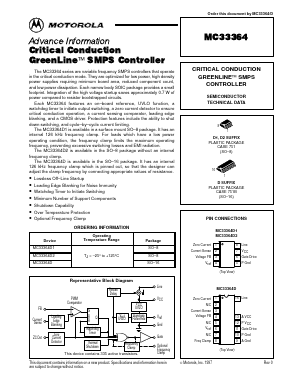 MC33364D Datasheet PDF Motorola => Freescale