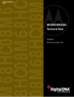 MC68HC908AS60VFN Datasheet PDF Motorola => Freescale