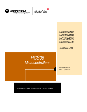 MC9S08GT60CFB Datasheet PDF Motorola => Freescale