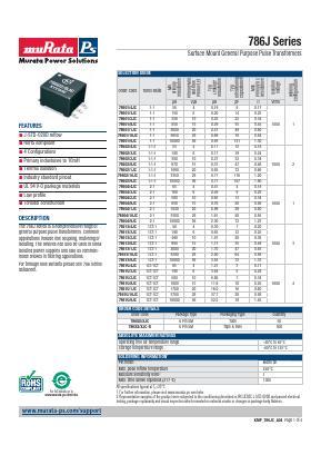 78602/1JC Datasheet PDF Murata Power Solutions