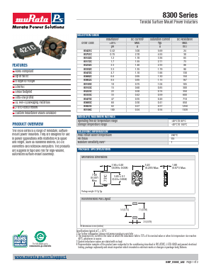 83332C Datasheet PDF Murata Power Solutions