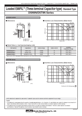 DSN9NC52A271Q91A Datasheet PDF Murata Manufacturing