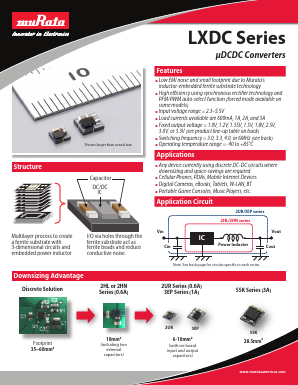 LXDC2UR18A-120 Datasheet PDF Murata Manufacturing