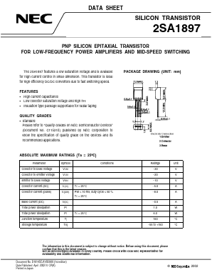A1897 Datasheet PDF NEC => Renesas Technology
