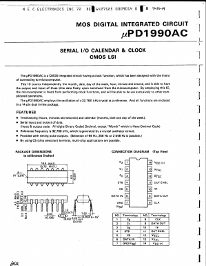 UPD1990AC Datasheet PDF NEC => Renesas Technology