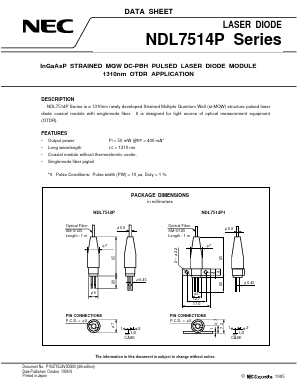 NDL7514PC Datasheet PDF NEC => Renesas Technology