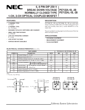 PS7122AL-2B Datasheet PDF NEC => Renesas Technology