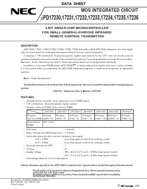 UPD17235MC-XXX-5A4-E2 Datasheet PDF NEC => Renesas Technology