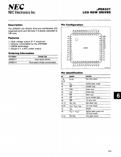 UPD6307G Datasheet PDF NEC => Renesas Technology