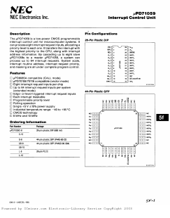 UPD71059GB-8 Datasheet PDF NEC => Renesas Technology