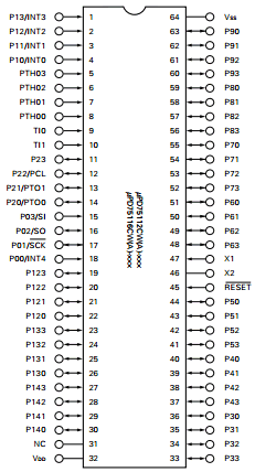 UPD75112GF(A)-XXX-3BE Datasheet PDF NEC => Renesas Technology