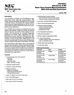 UPD78233GC-3B9 Datasheet PDF NEC => Renesas Technology