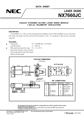 NX7660JC-CA Datasheet PDF NEC => Renesas Technology